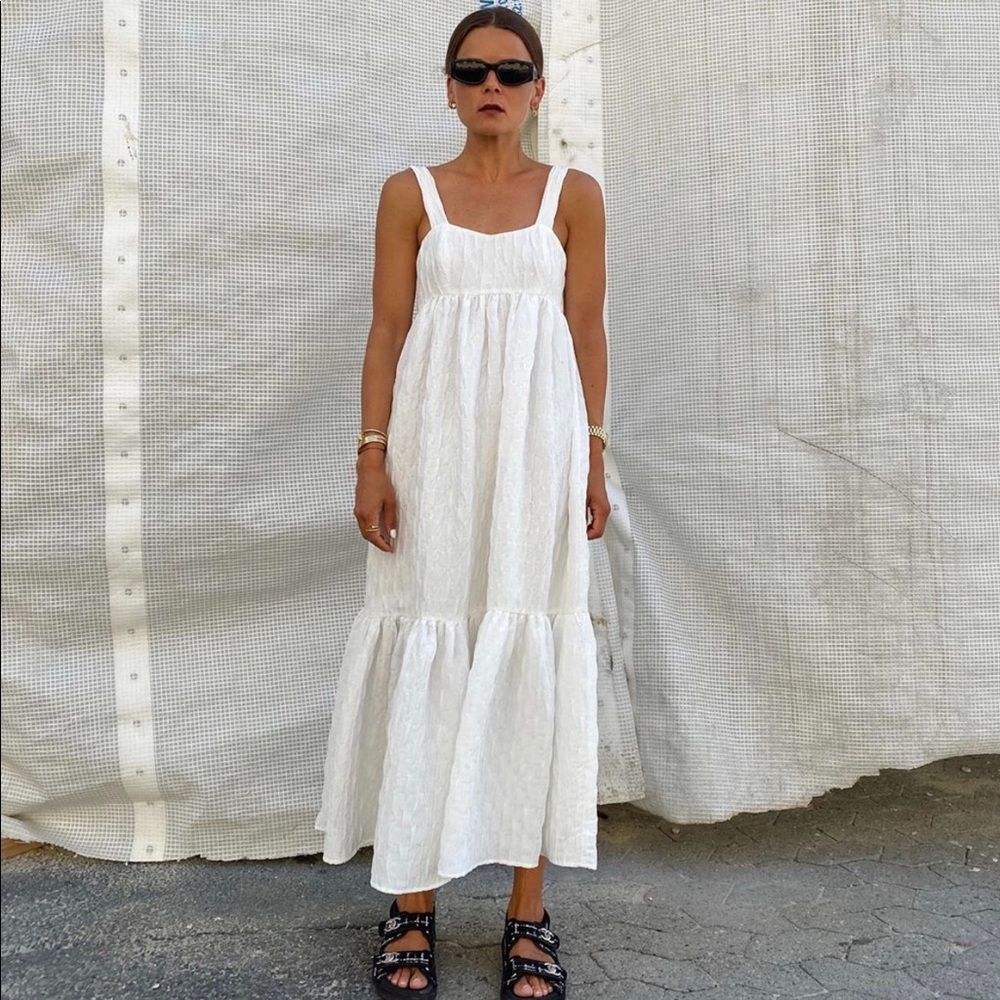 Zara voluminous dress bloggers favorite - Picture 4 of 13